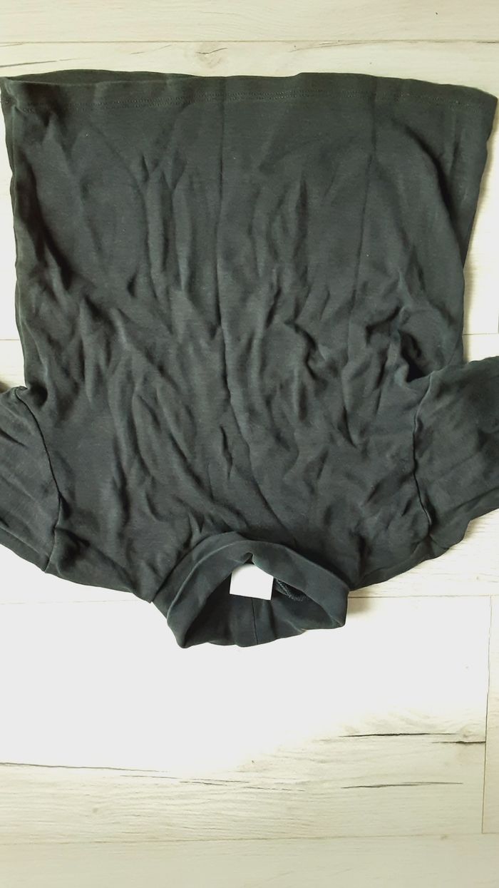 Vêtement garçon tee-shirt sous-pull manches longues noir Zara 3 ans - photo numéro 2