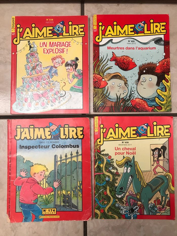 Lot de 4 J'aime Lire 📚
