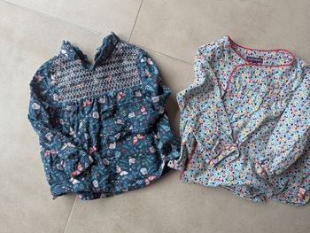 Lot blouses fille 