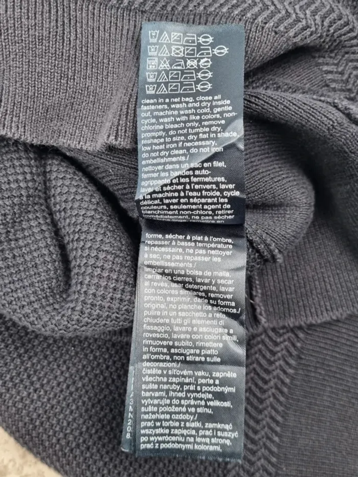 Veste zippée Tommy Hilfiger bleu marine, XXXL Hommes - photo numéro 7