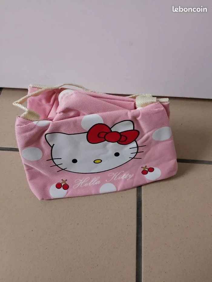 Sac à gouter enfant Hello kitty tote bag - photo numéro 2