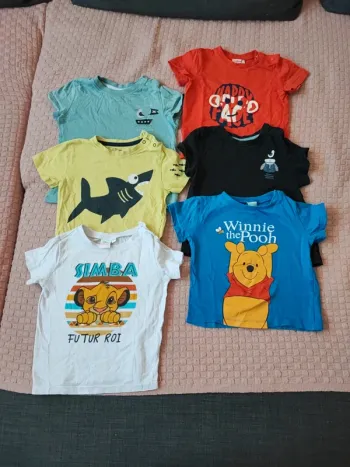 Lot t-shirts 18 mois
