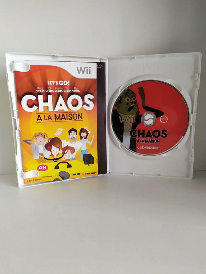 Chaos a la maison let's go Nintendo Wii Pal complet - photo numéro 2