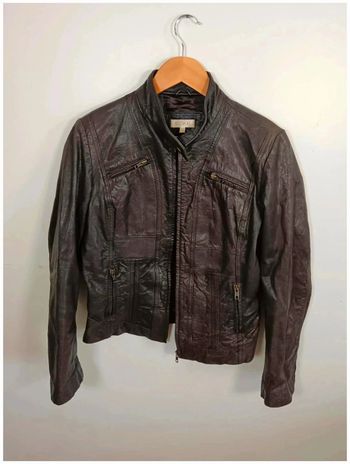 C23 perfecto cuir chèvre Kookai T3