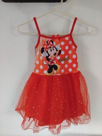 Robe Minnie Paillettes Déguisement Carnaval 6 ans Fille ❤️