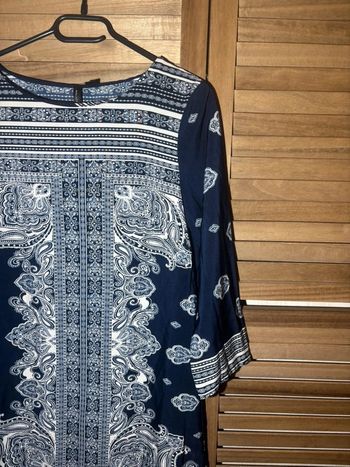 Robe bleu et blanche MANGO Collection taille S