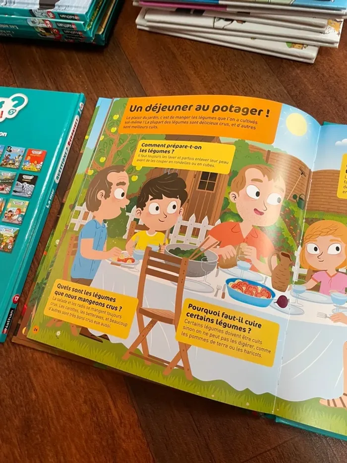 Lot documentaires question et réponses mer et potager - photo numéro 4