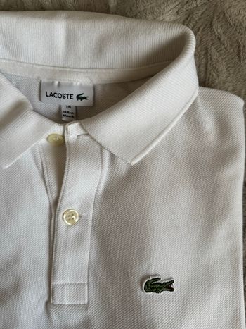 T-shirt Lacoste blanc 