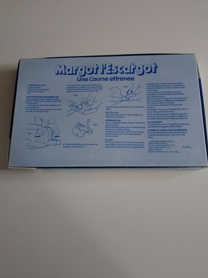 Margot l'escargot mb jeux complet - photo numéro 2