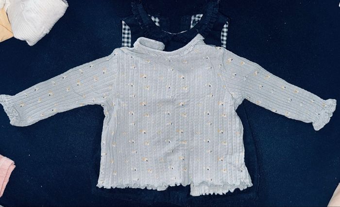Ensemble barboteuse en velour avec pull côtelé KIABI - 12M - photo numéro 4
