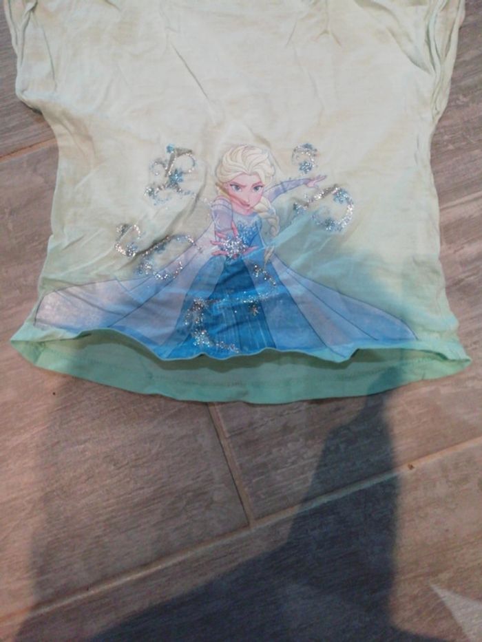 T-shirt reine des neiges 2 ans - photo numéro 2