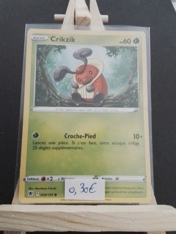 Carte Pokémon Crikzik 9/189