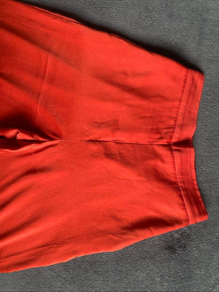 Pantalon fluide rouge - photo numéro 3