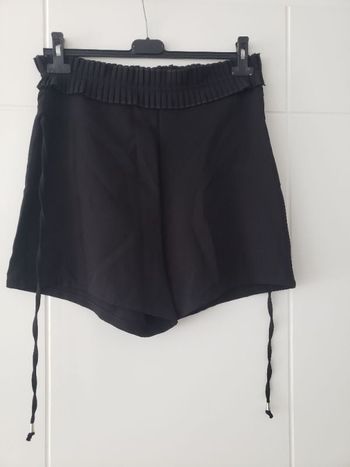 Short taille haute noir