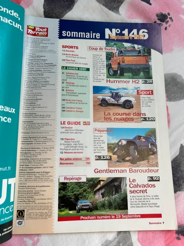 Ancien magazine 4x4 tout terrain spécial - photo numéro 3