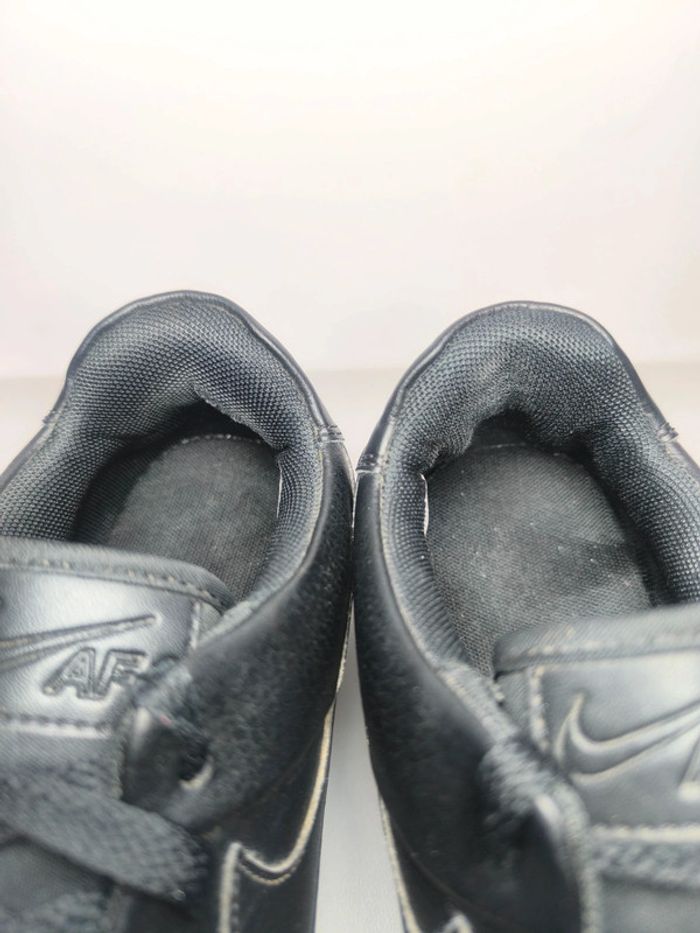 Baskets Nike air force one sage low noir cuir - photo numéro 5