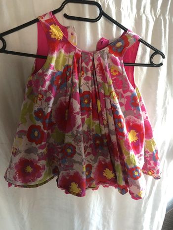#Robe #absorba #bebe #24 mois #fleurs #rose