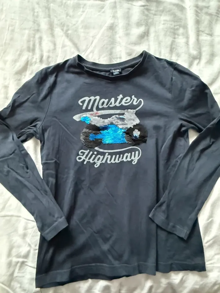 Tee shirt sequins magiques