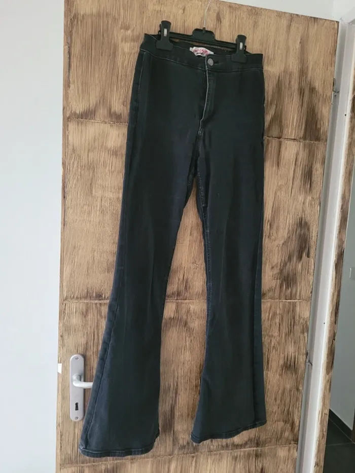 Lot 2 pantalons jeans 38 M - photo numéro 3