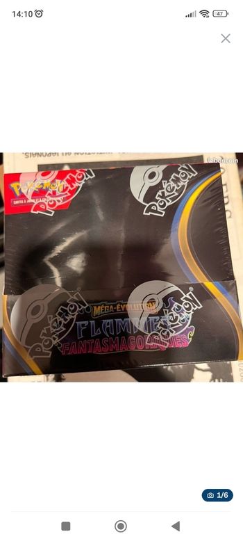 Display pokémon méga évolutions flammes fantasmagorique