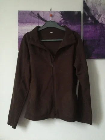 Polaire marron zippé 12 ans