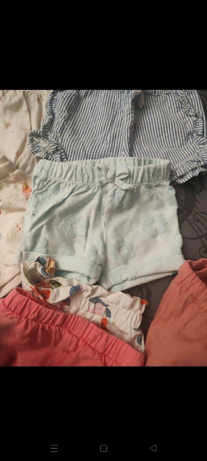 Lot shorts bébé filles - photo numéro 4