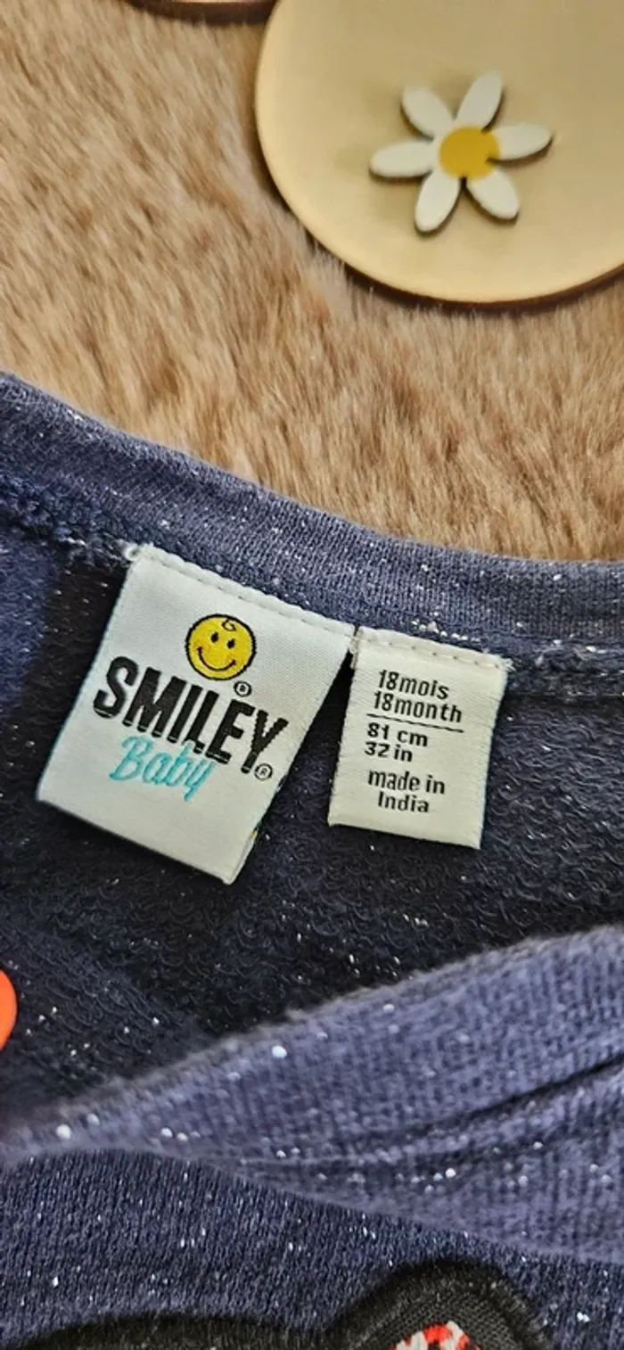 Robe smiley 18 mois fille - photo numéro 2