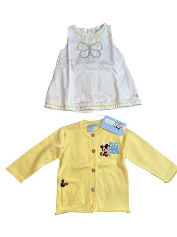 Lot ensemble robe gilet Disney 6 mois