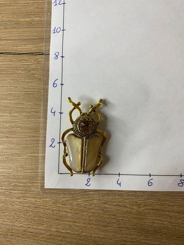 Broche scarabée mystique rétro - photo numéro 6