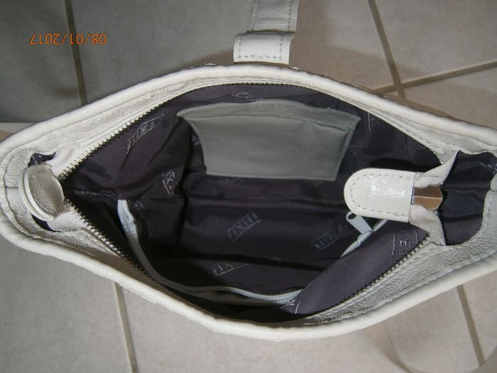 Sac à mains blanc TEXIER - photo numéro 3