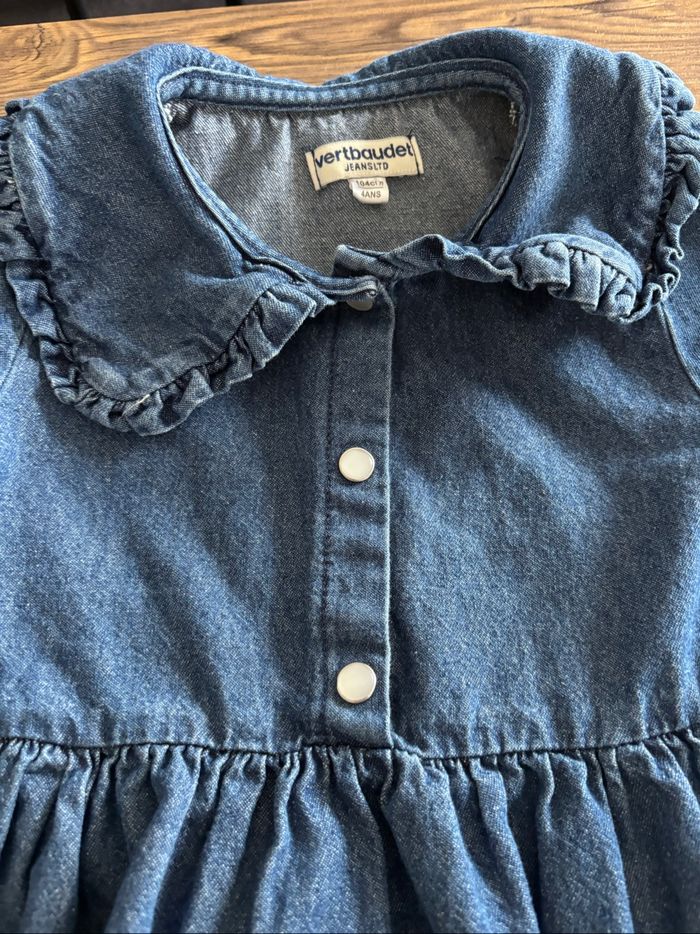 Robe en jean vertbaudet 4 ans - photo numéro 2