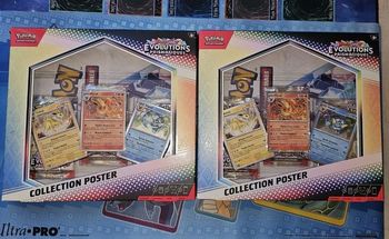 Lot de 2 Coffrets Poster Pokémon EV8.5 Évolutions Prismatique