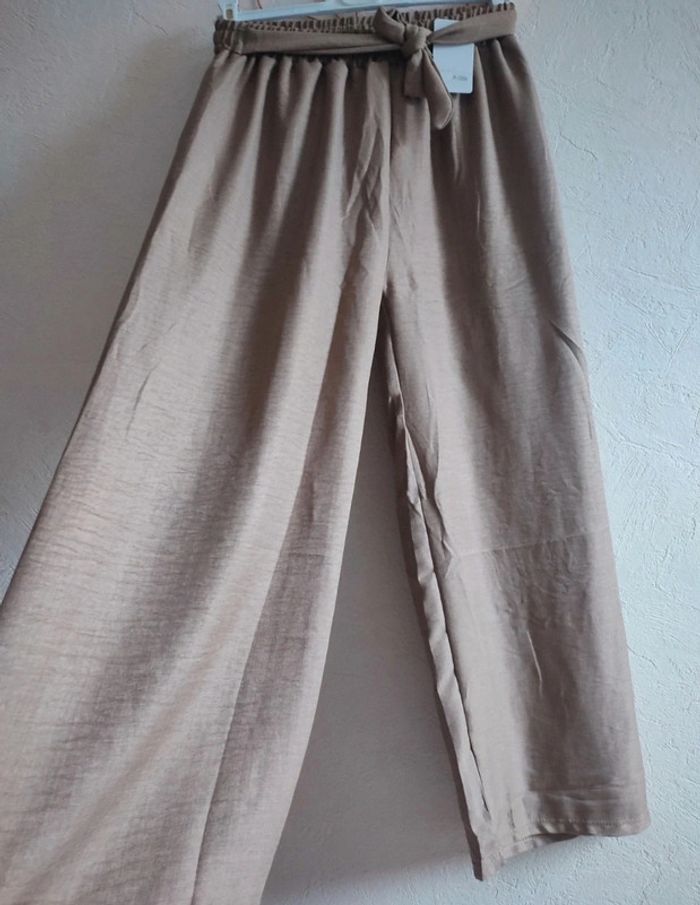 Palazzo, pantalon jambes large taille unique - photo numéro 7