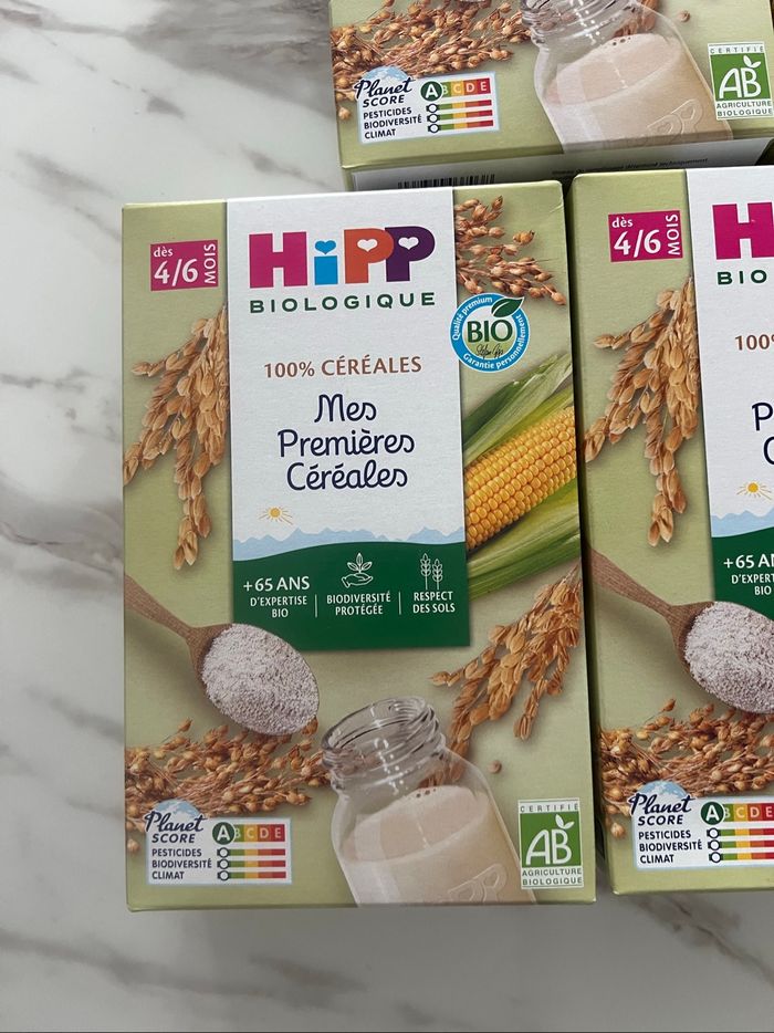 Lot de 5 paquets Mes Premières Céréales HiPP Bio – dès 4/6 mois - photo numéro 2