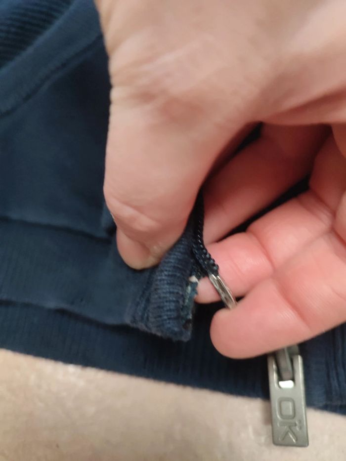 Gilet bleu marine Okaïdi - photo numéro 3