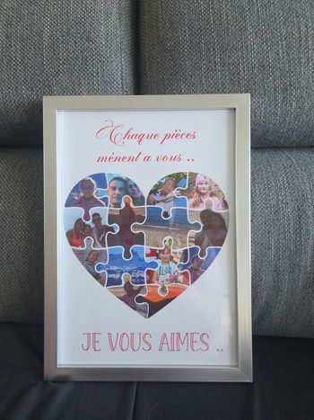 Cadre famille/ st Valentin 