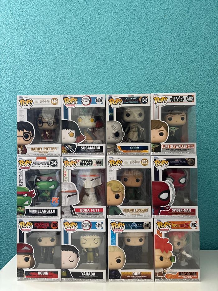 Lot de 12 Funko pop