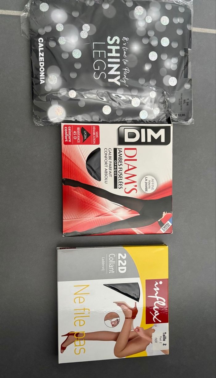 Lot 3 paires collants neufs - photo numéro 3