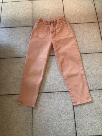 Pantalon large rose
