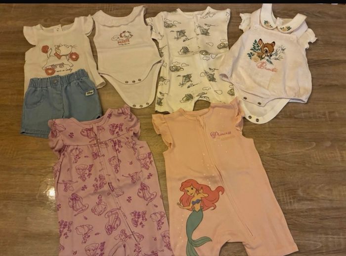 Pyjama et ensemble Disney, 0-3 mois bébé