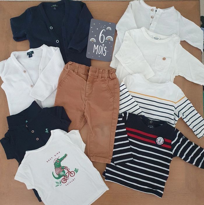 Lot vêtements garçon 6 mois 63-69 cm