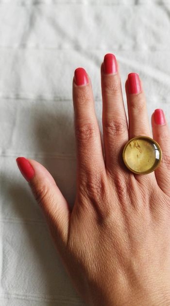 bague ajustable doré en acier inoxydable