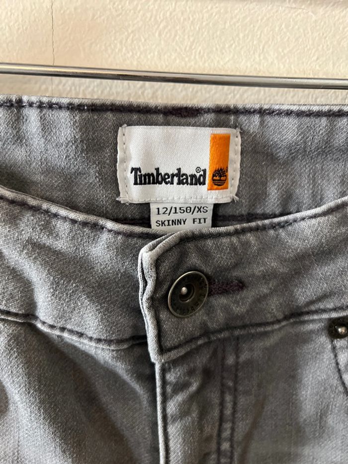 Jean gris clair skinny fit 12 ans/150/XS - Timberland - photo numéro 2