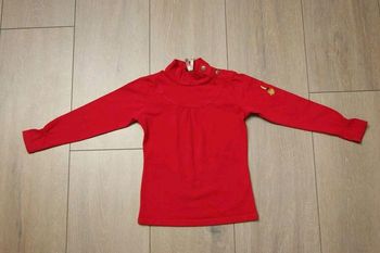 Maillot manche longue. Rose fuschia. 3 ans fille. Orchestra