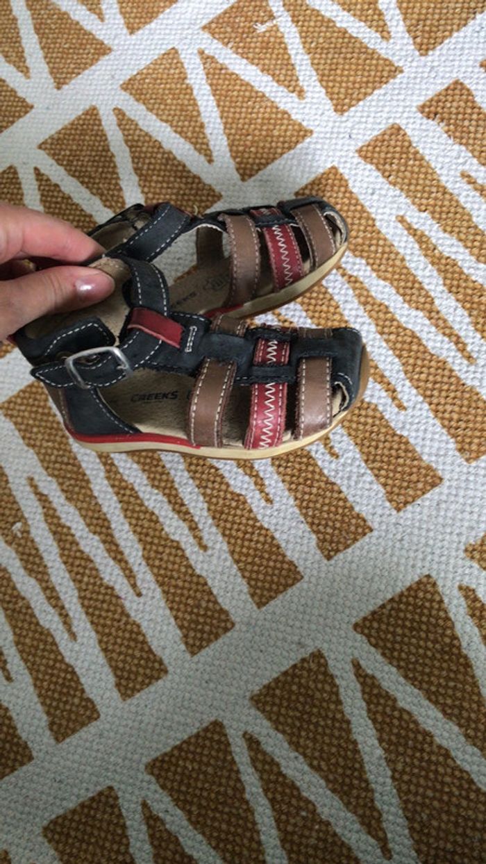 Sandalettes cuir creeks - photo numéro 2