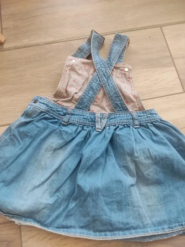 Robe à bretelles en jean - photo numéro 2