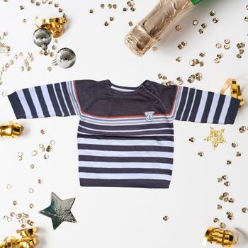 L'Irrésistible Pull Rayé bébé garçon taille 18 mois