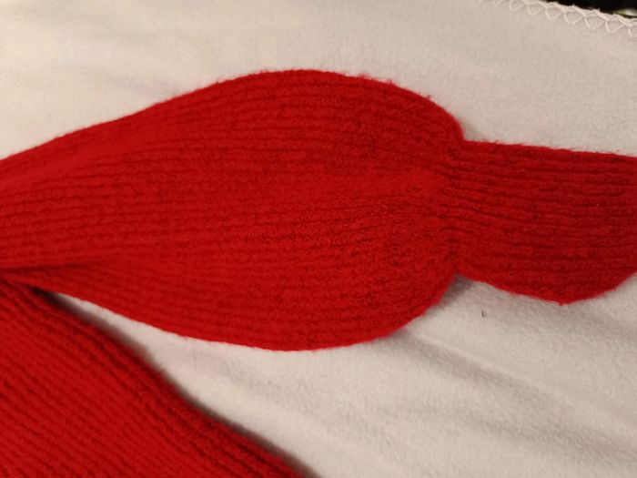 Robe pull rouge - photo numéro 2