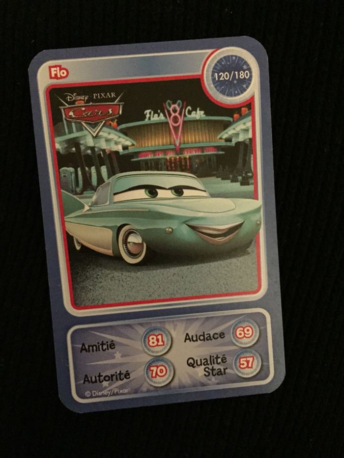 Carte Auchan DisneyPixar numéro 120/180 Flo Disney Beebs