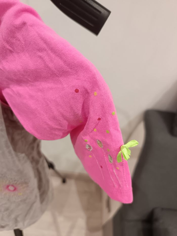 Ensemble 6 mois orchestra gris et rose - photo numéro 3